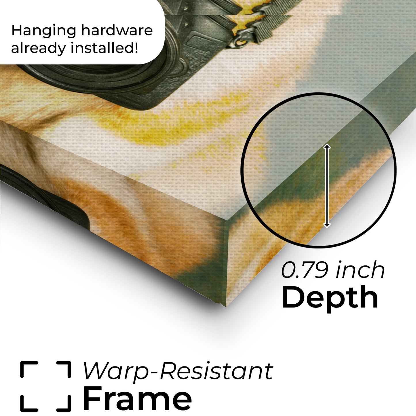 Custom Photo Photographer Cat Canvas Gift For Cat Lovers