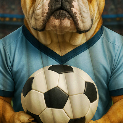 Custom Photo Soccer Dog BlanketGift For Dog Lovers
