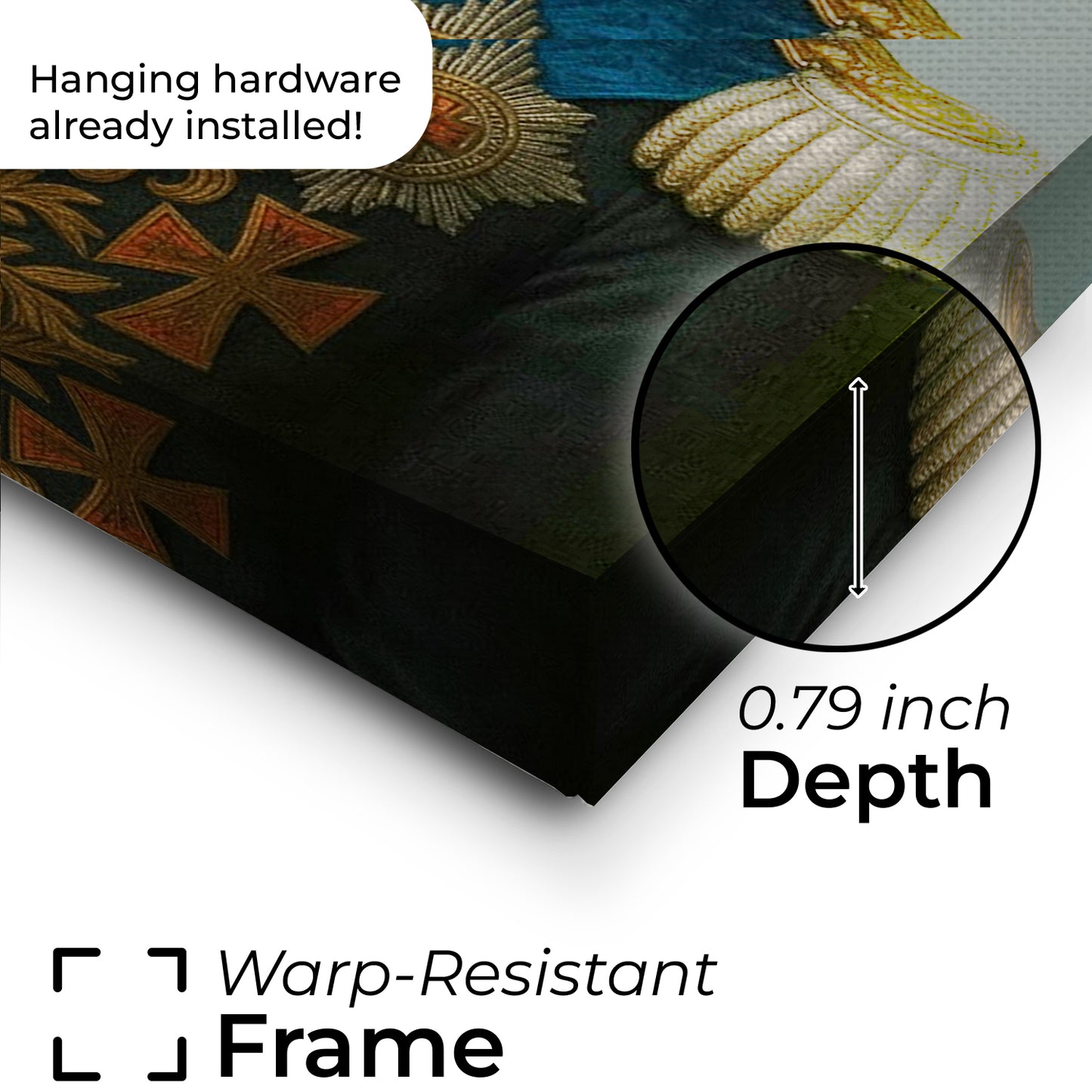 Custom Photo Royal Cat Canvas Gift For Cat Lovers