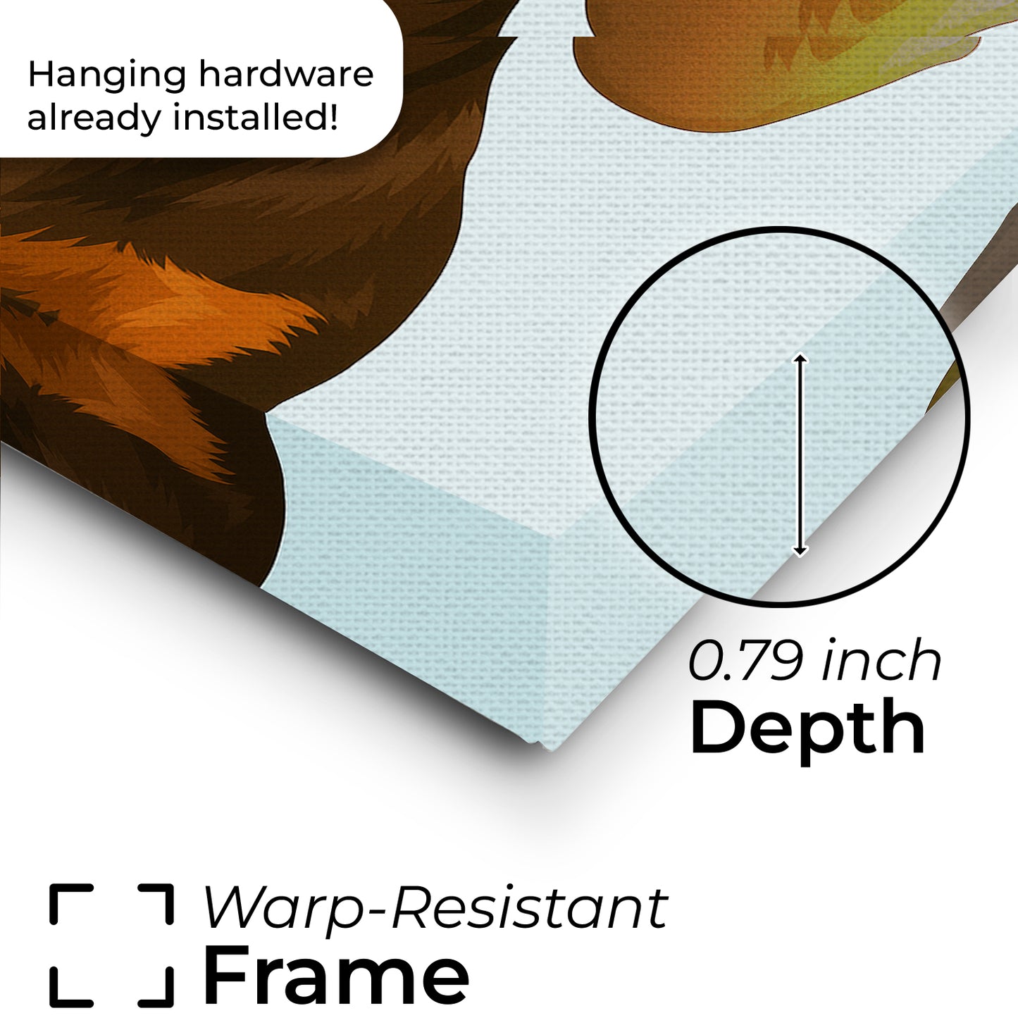 Custom Photo Minimalist Classic Dog Canvas Gift For Dog Lovers