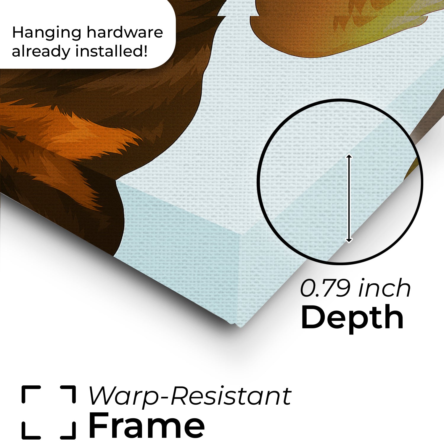 Custom Photo Minimalist Classic Dog Canvas Gift For Dog Lovers