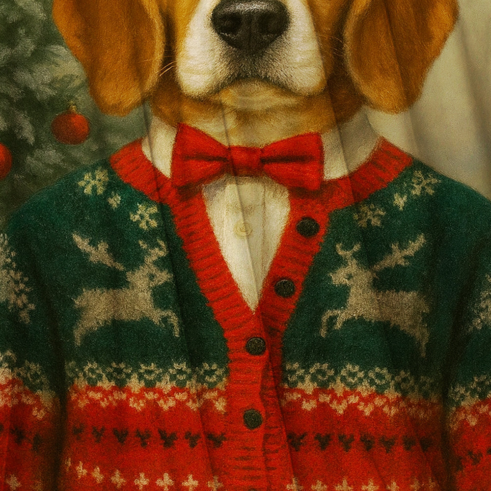 Custom Photo Christmas Dog BlanketGift For Dog Lovers