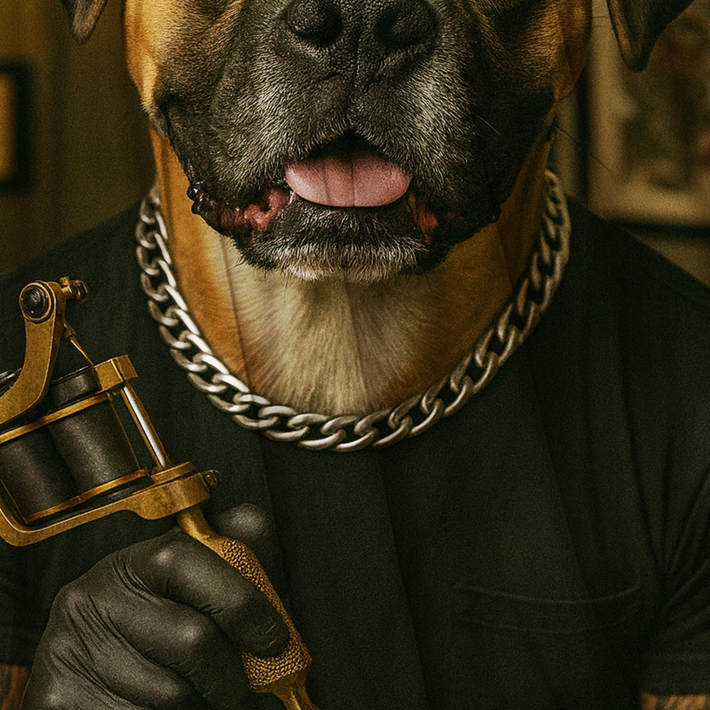 Custom Photo Tatoo Artist Dog Gift For Dog Lovers