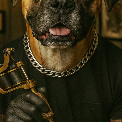 Custom Photo Tatoo Artist Dog Gift For Dog Lovers