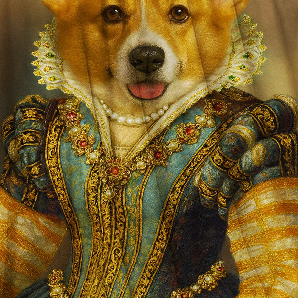 Custom Photo Sapphire Queen Dog BlanketGift For Dog Lovers