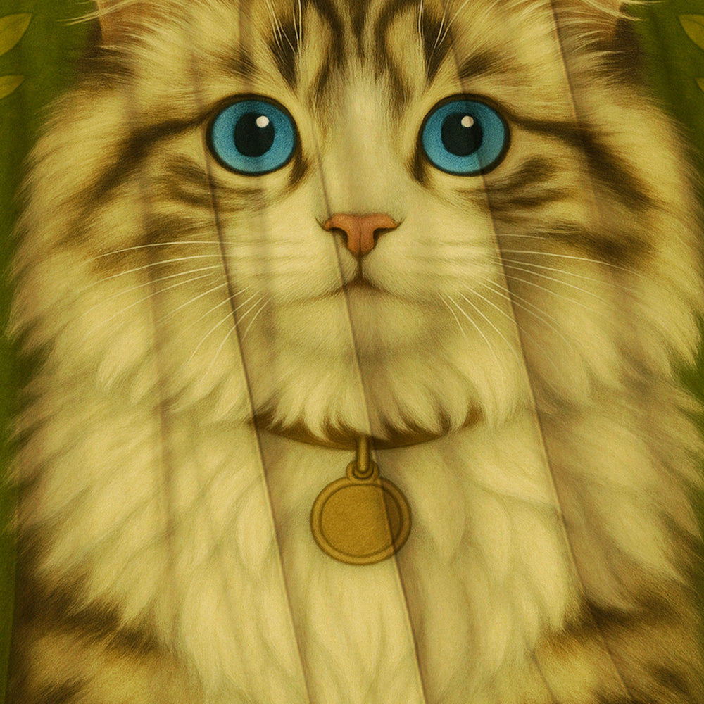 Custom Cat Portraits From Photo From Photo Blanket