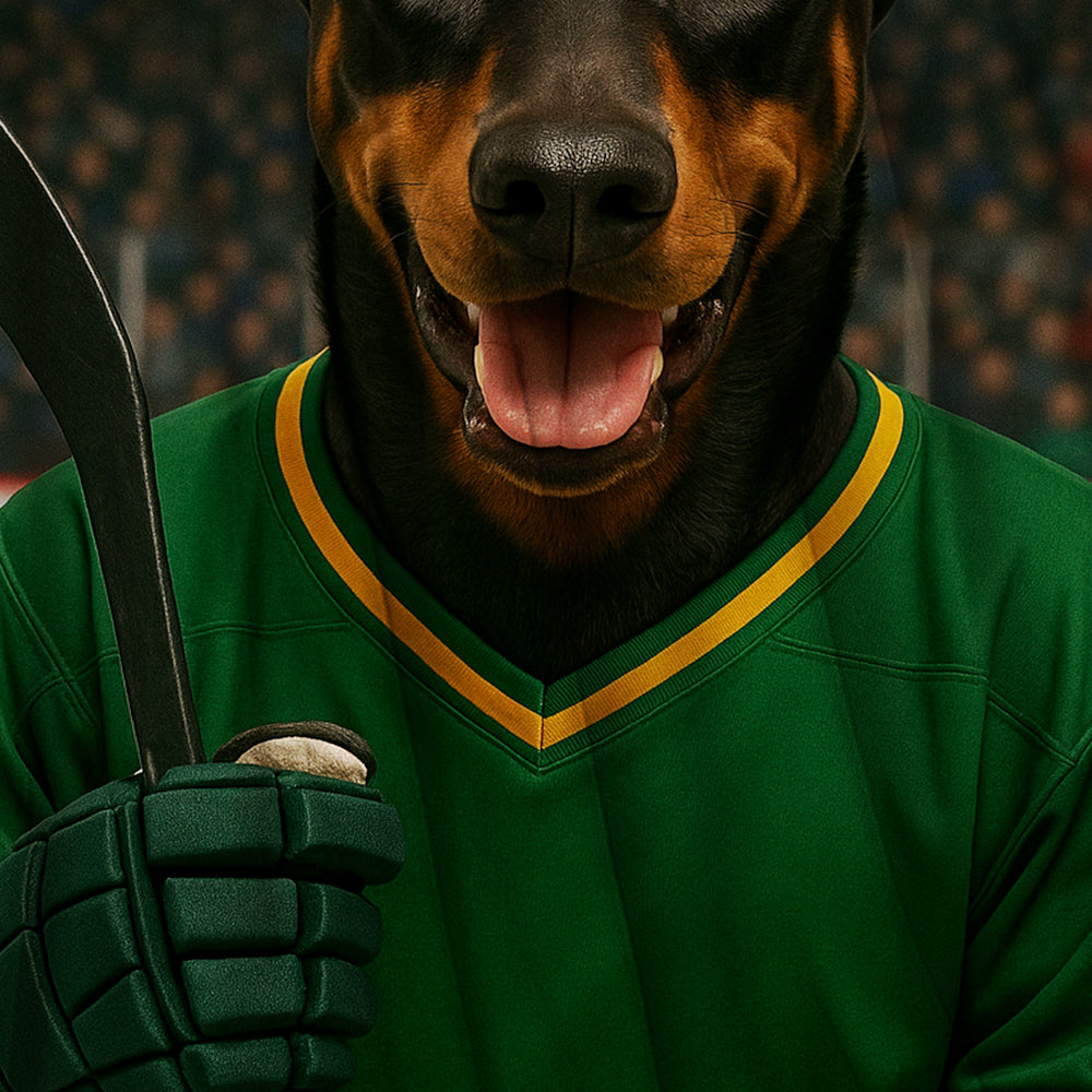 Custom Photo Hockey Player Dog BlanketGift For Dog Lovers