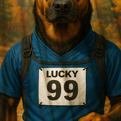 Custom Photo Trail Runner Dog BlanketGift For Dog Lover
