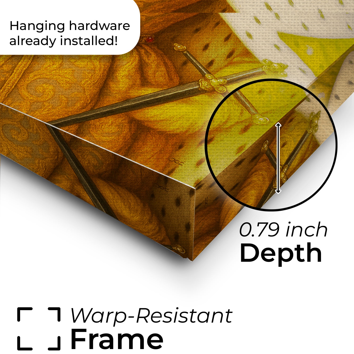 Custom Photo Crowned Queen Cat Canvas Gift For Cat Lovers