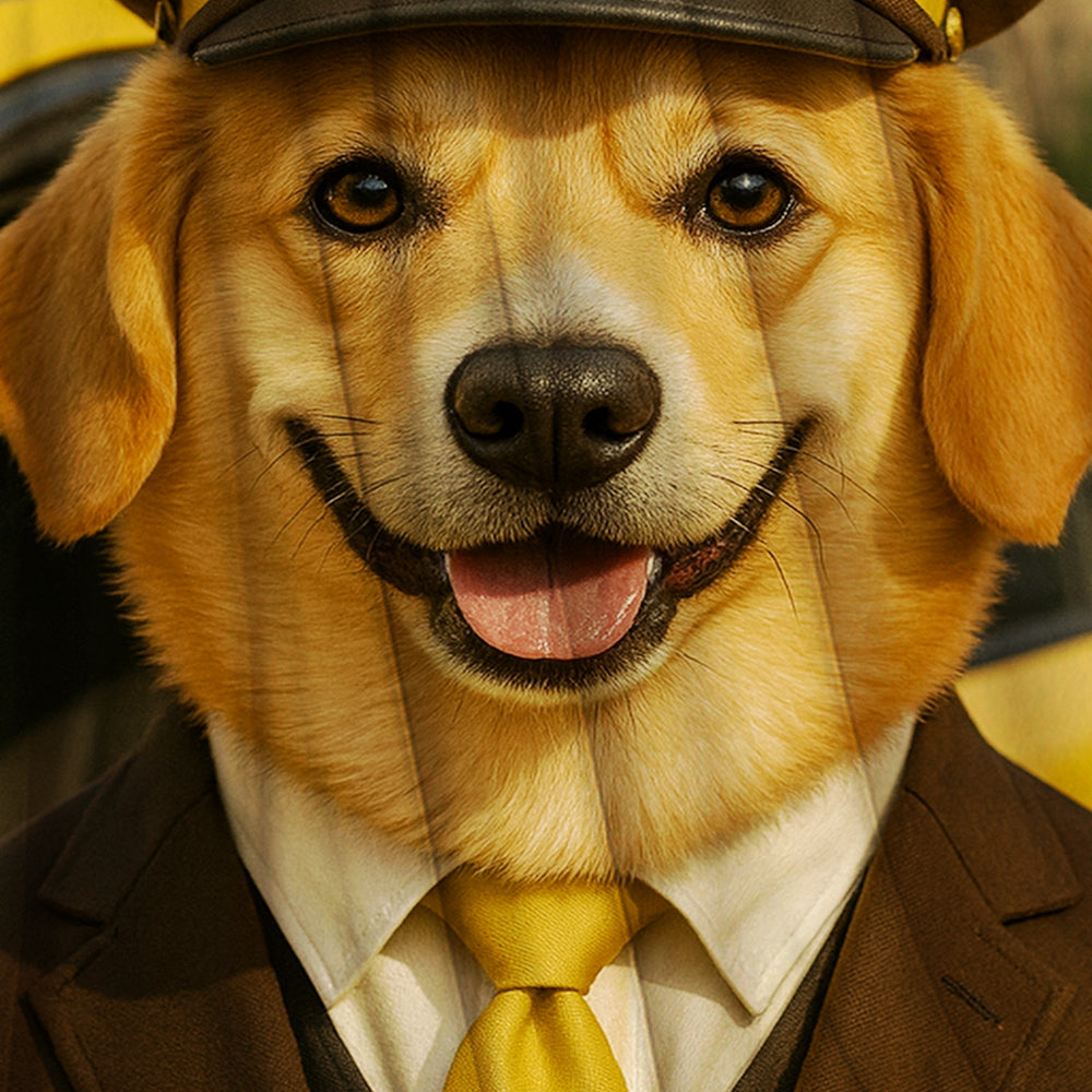 Custom Photo Taxi Driver Dog BlanketGift For Dog Lovers