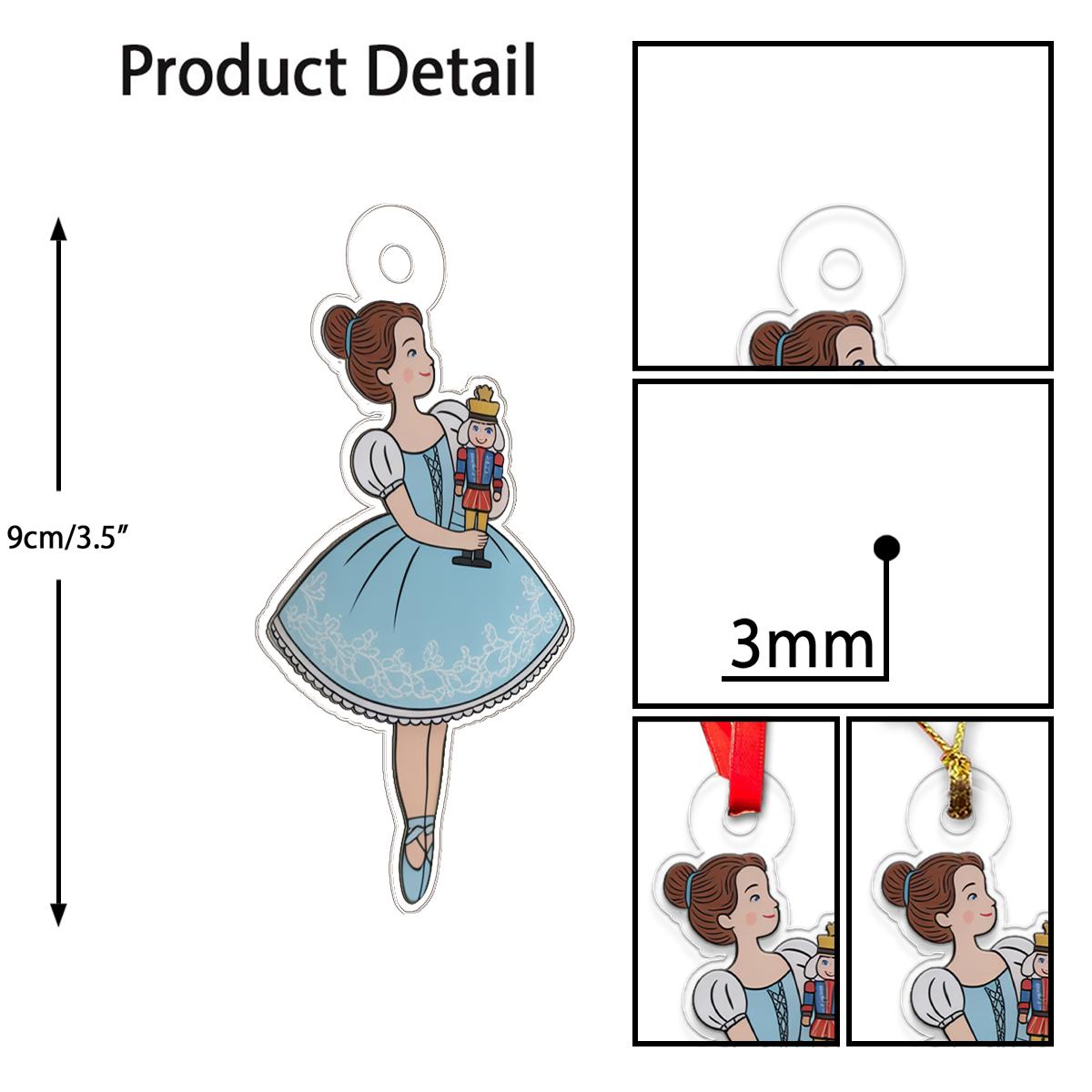 Custom Name Ballet Dancer Nutcracker