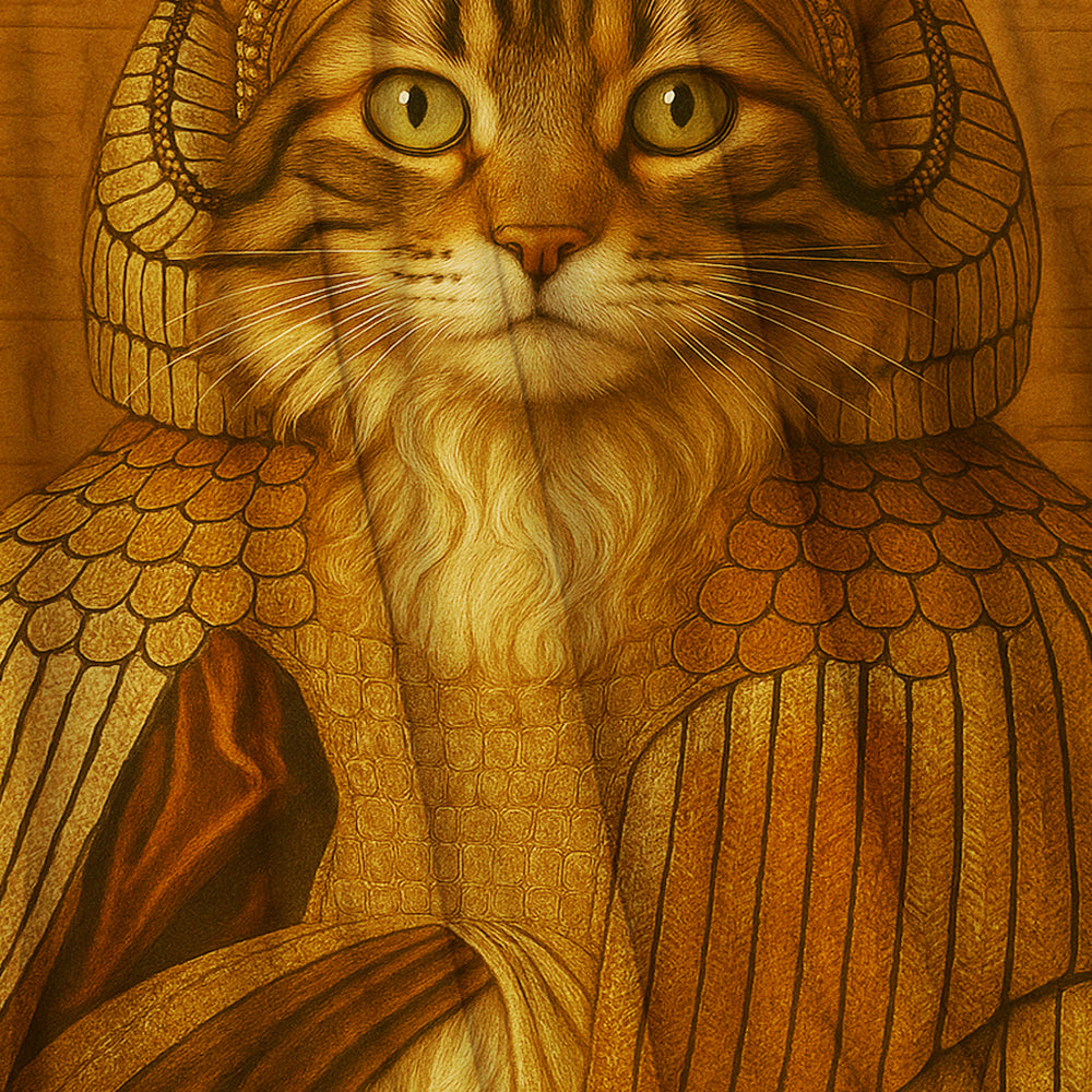 Custom Photo Cleopawtra Cat Blanket Gift For Cat Lovers