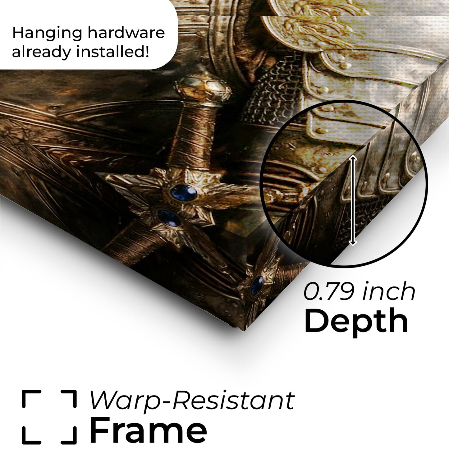 Custom Photo Knight Royal Cat Canvas Gift For Cat Lovers