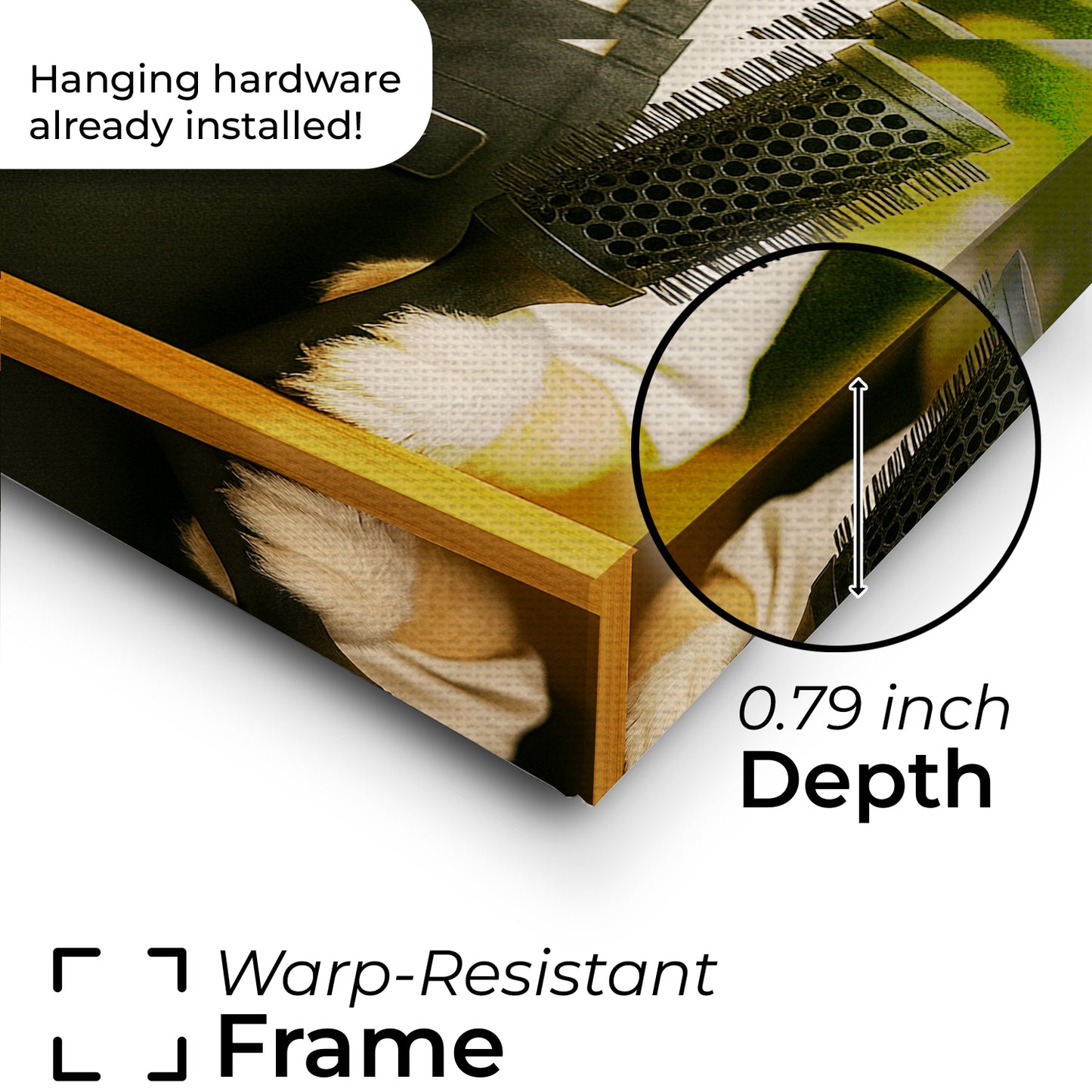 Custom Photo Hair Stylist Dog Canvas Gift For Dog Lovers