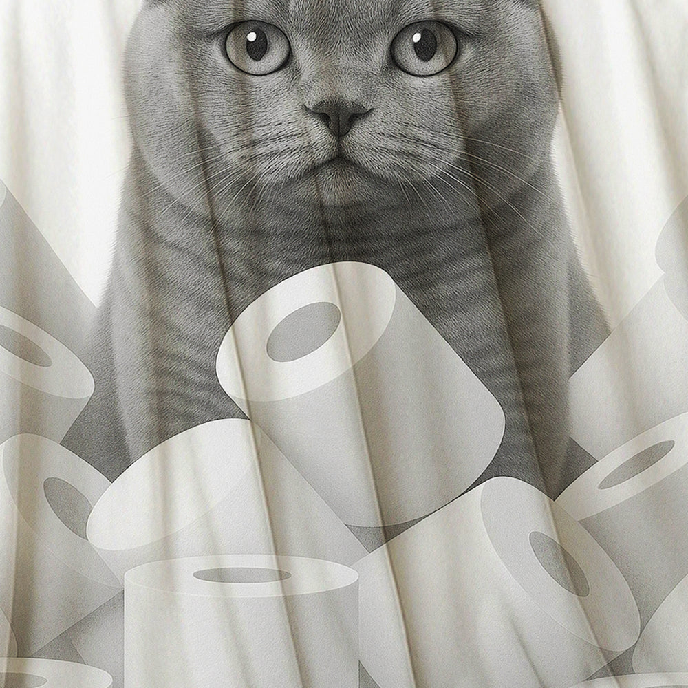 Custom Photo Cat Bathroom Blanket