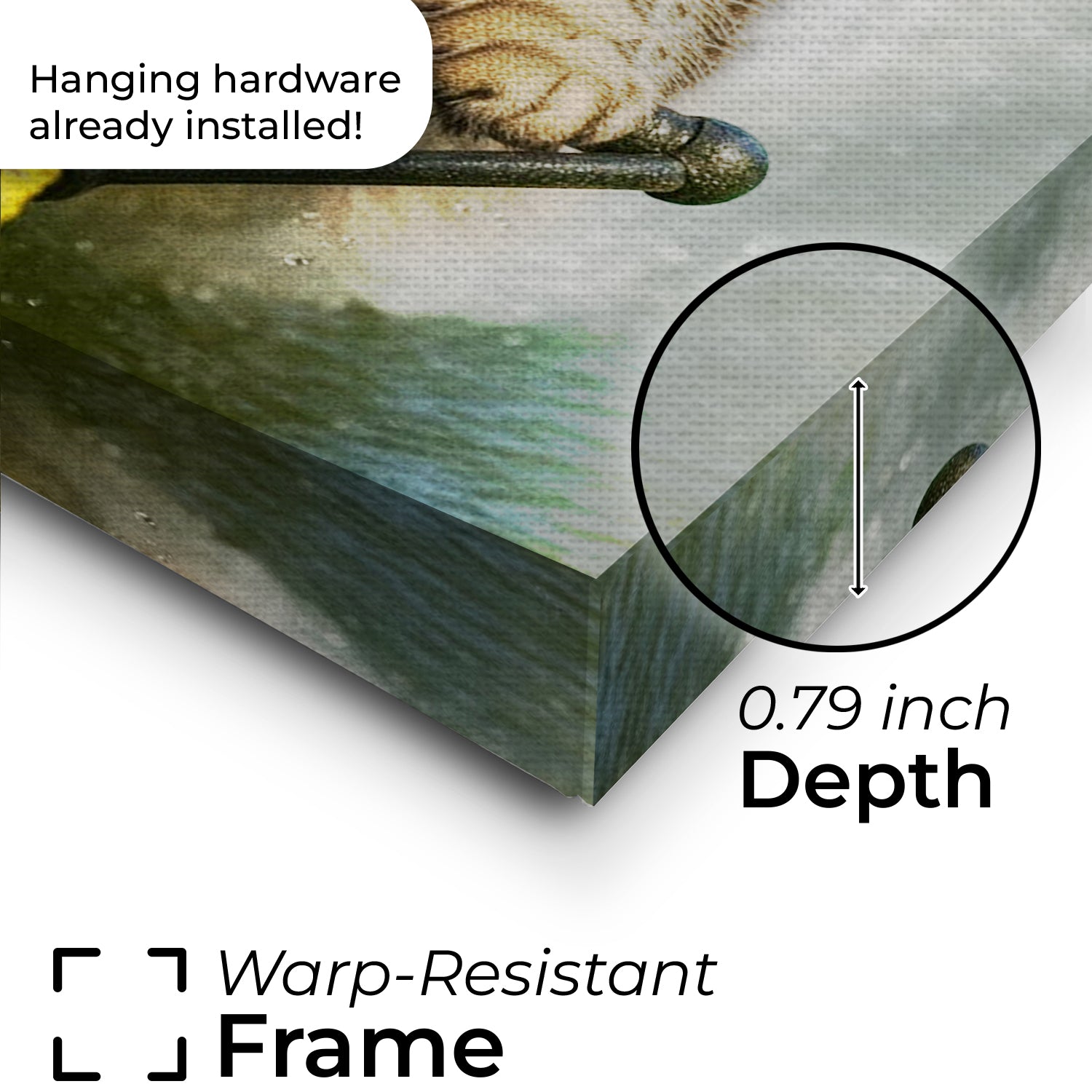 Custom Photo Water Ski Cat Canvas Gift For Cat Lovers