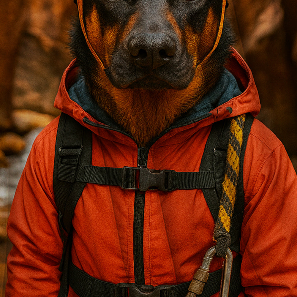 Custom Photo Canyoneering Slot Canyon Adventure Dog BlanketGift For Dog Lovers