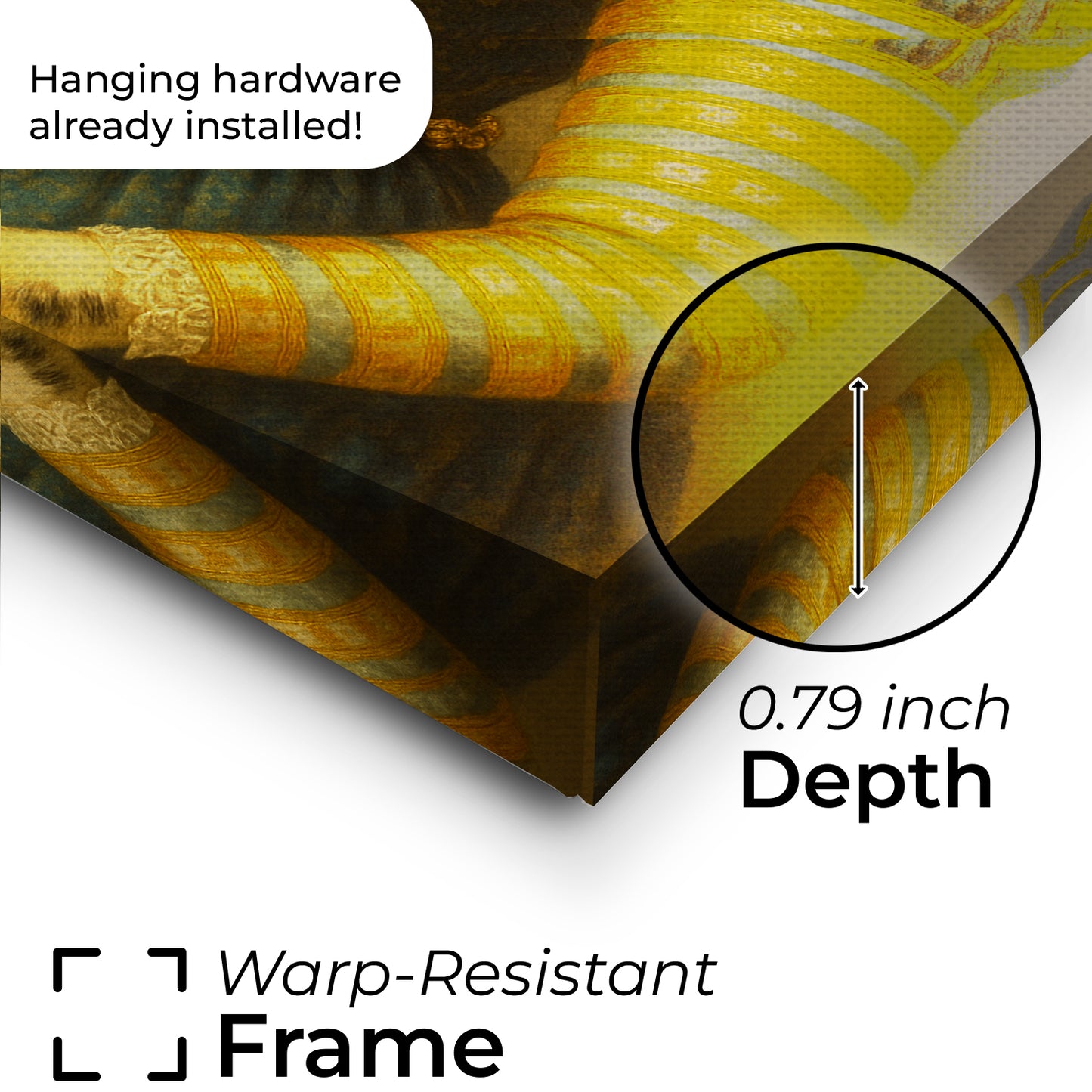 Custom Photo Sapphire Queen Cat Canvas Gift For Cat Lovers