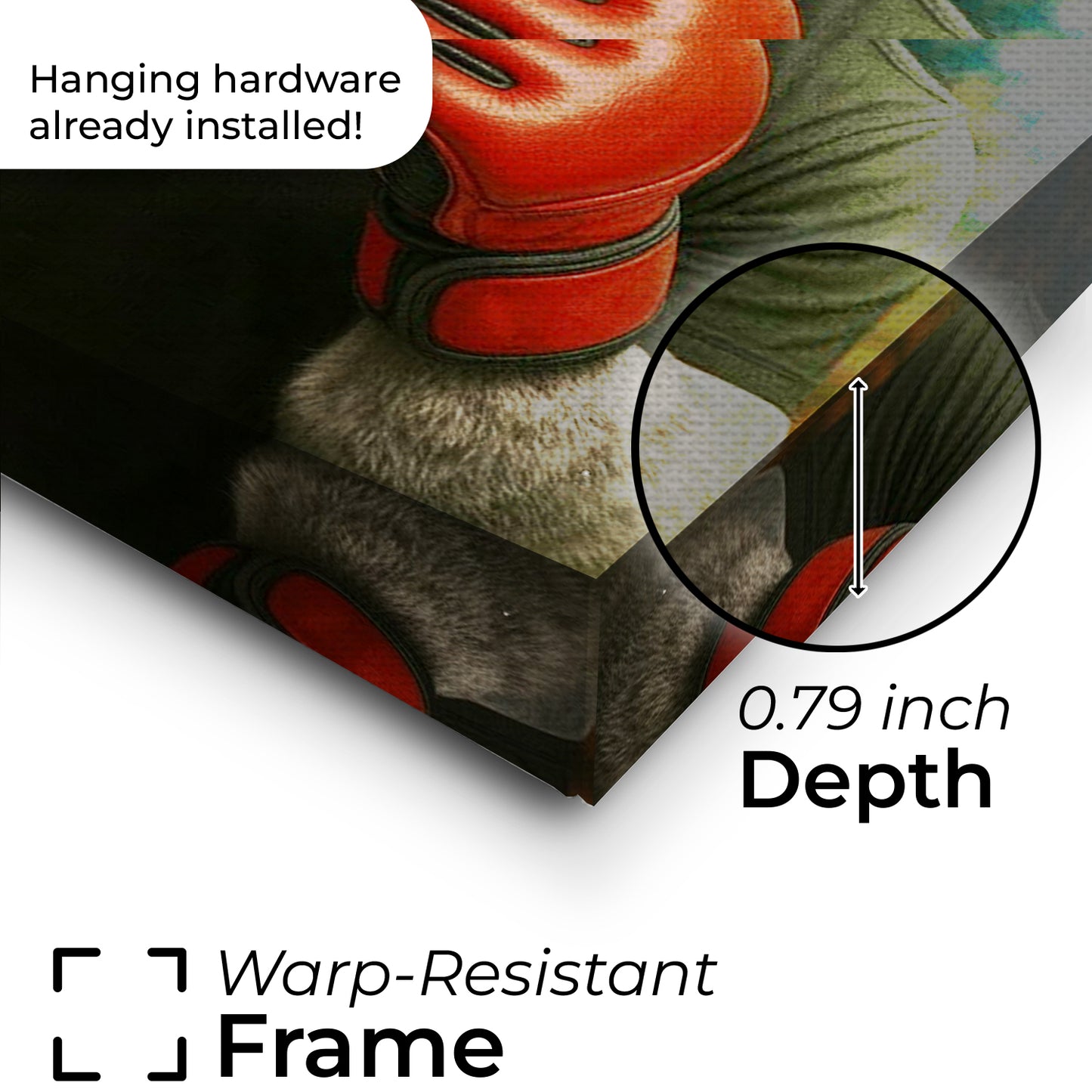 Custom Photo Mma Cat Canvas Gift For Cat Lovers