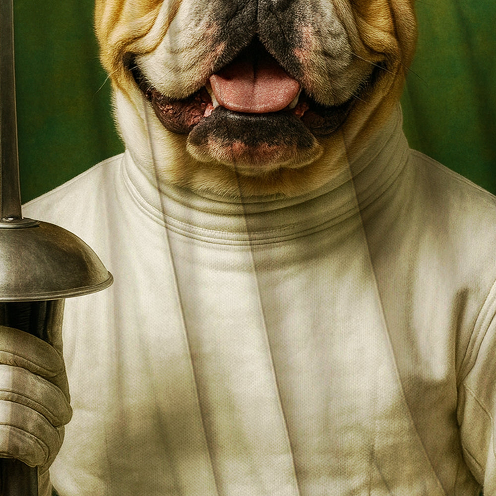 Custom Photo Fencer Dog BlanketGift For Dog Lovers