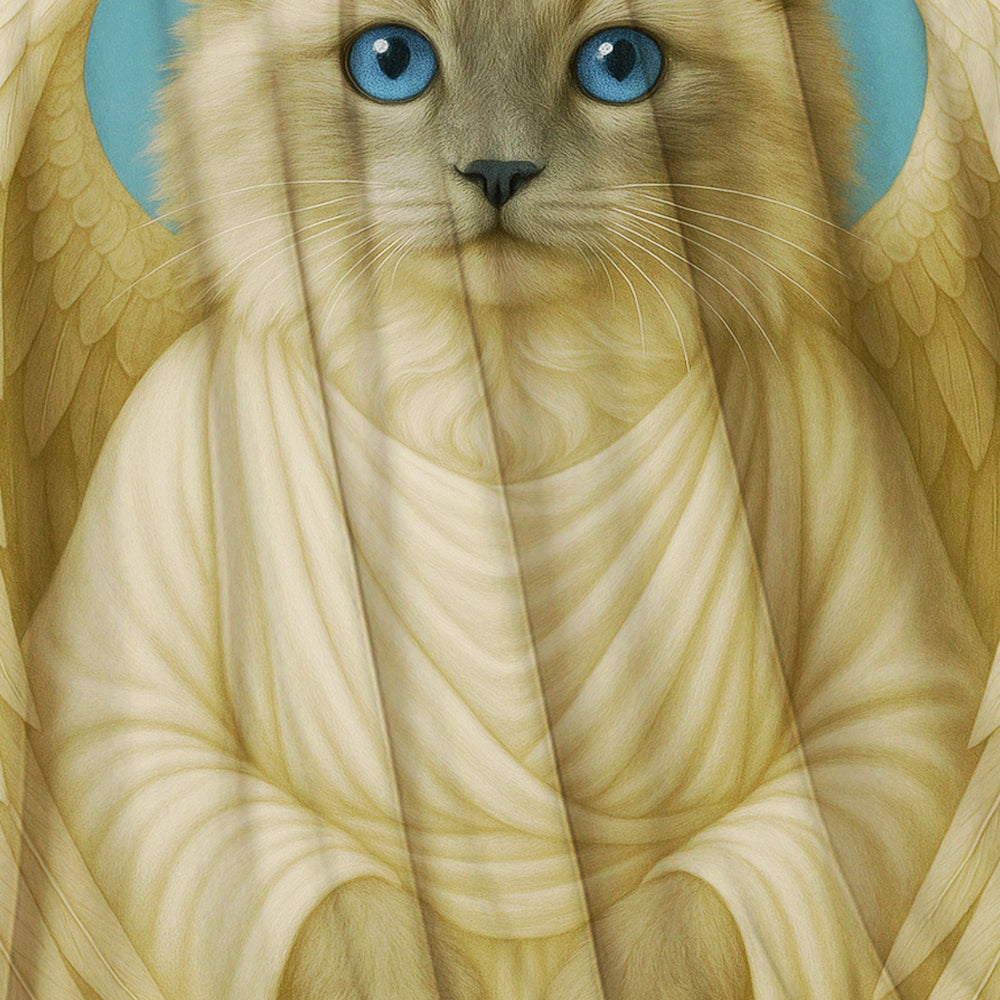 Custom Cat Photo Memorial Blanket _ Memorial Gift For Cat