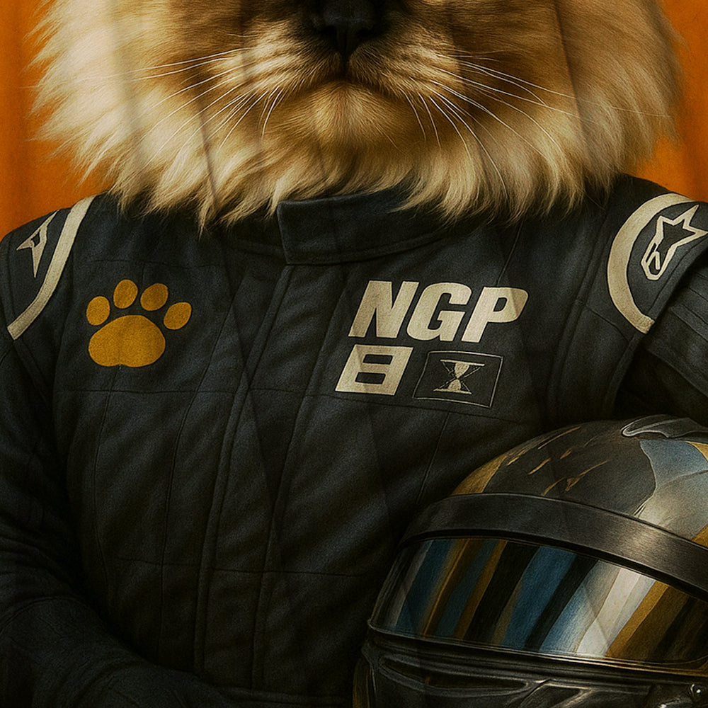 Custom Photo Cat Racer Blanket Gift For Cat Lovers