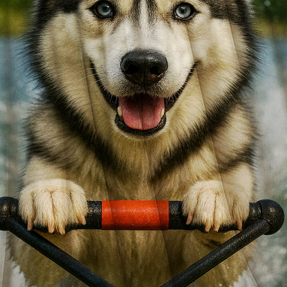 Custom Photo Water Ski Dog BlanketGift For Dog Lovers