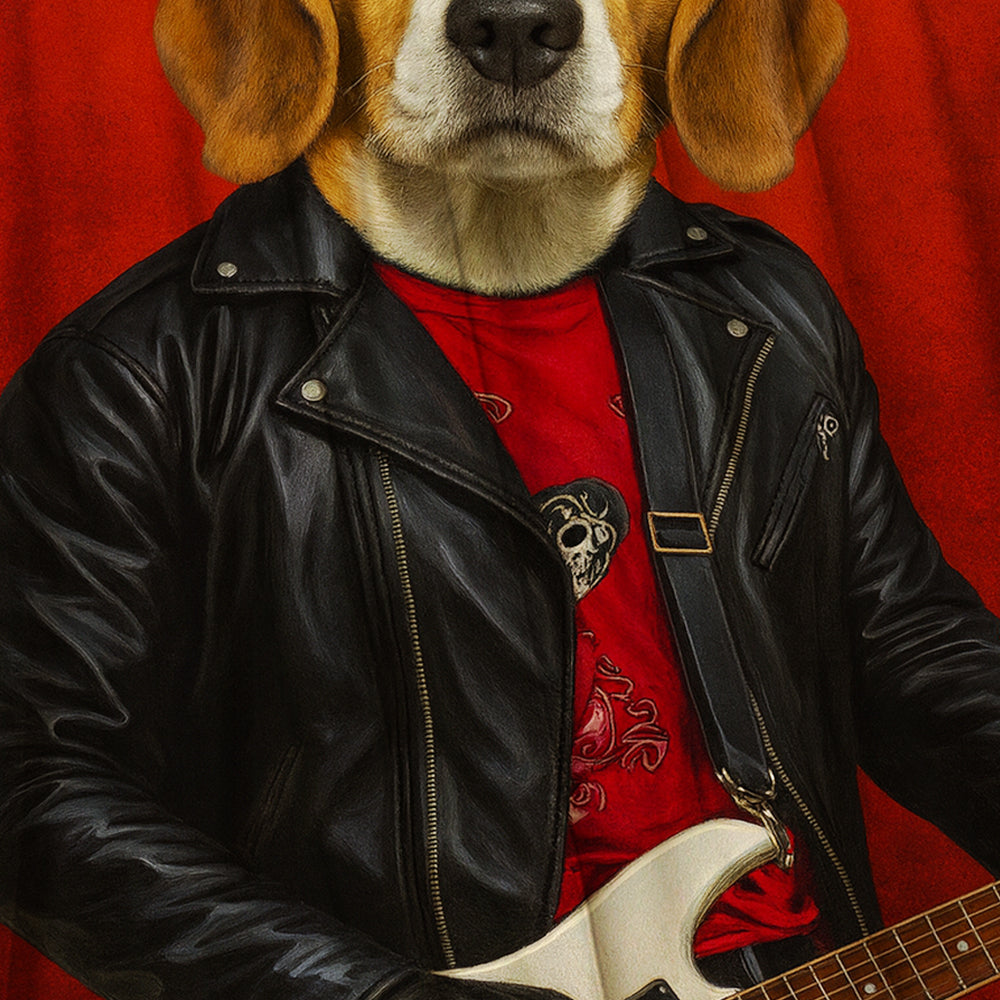 Custom Photo Guitarist Dog BlanketGift For Dog