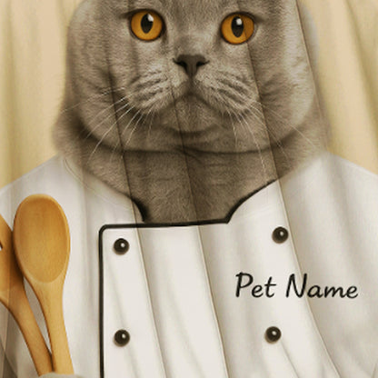 Custom Photo Cat Chef For Cat Lover