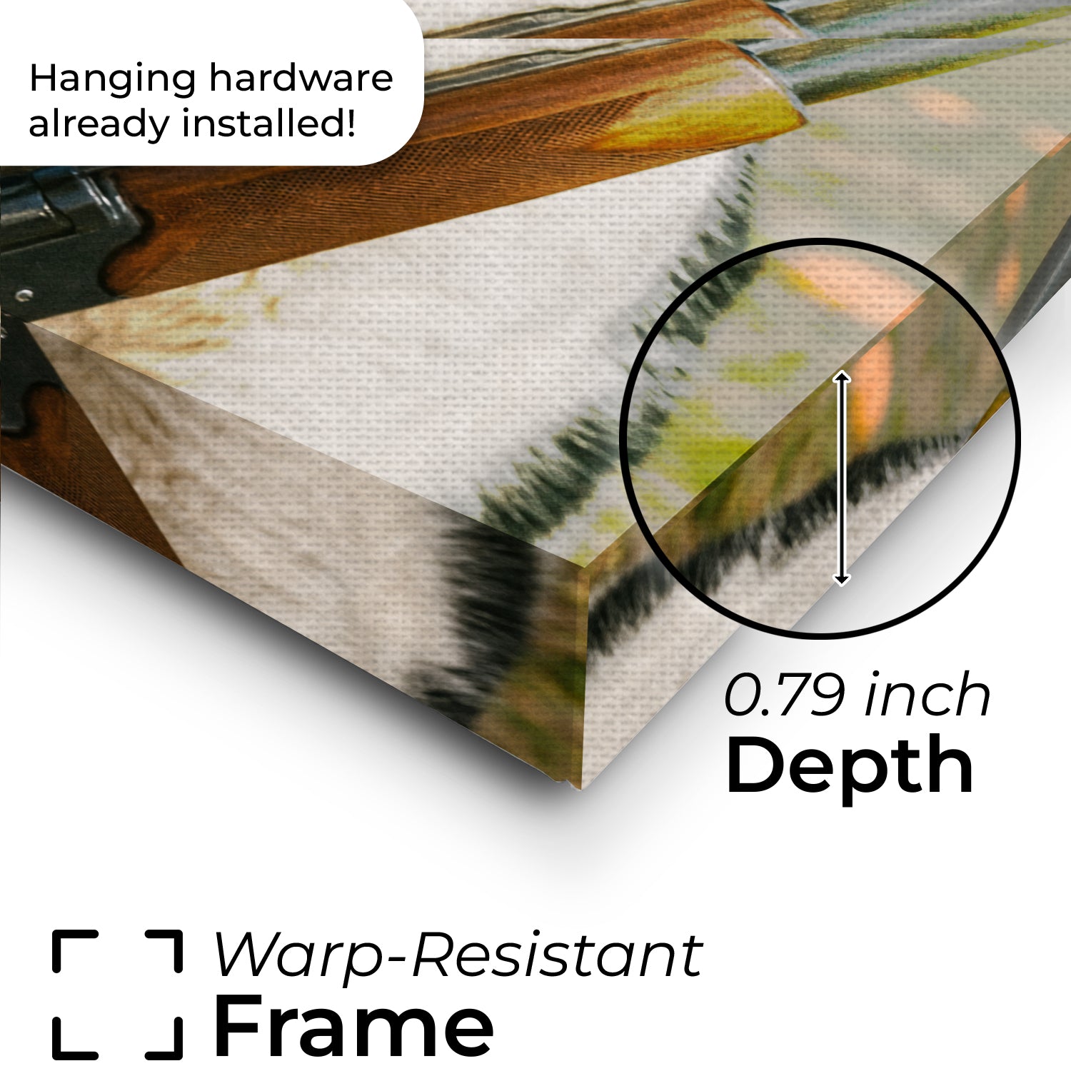 Custom Photo Clay Shooter Cat Canvas Gift For Cat Lovers