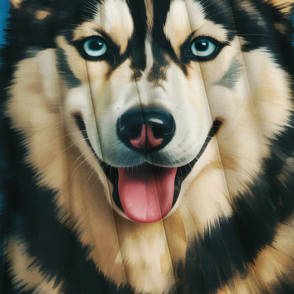 Custom Dog Deep Blue Blanket For Dog Lover