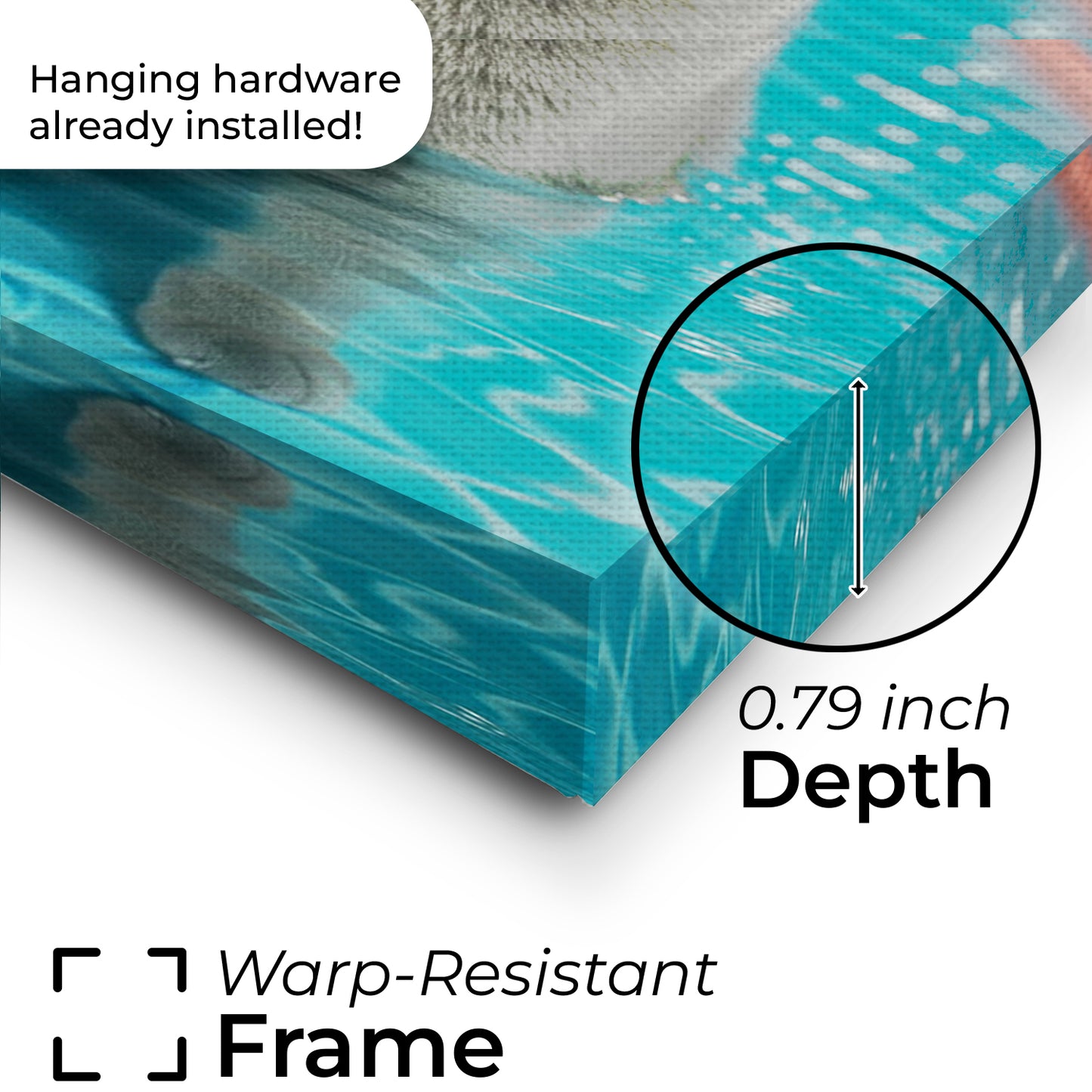 Custom Photo Swimmer  2 Cat Canvas Gift For Cat Lovers