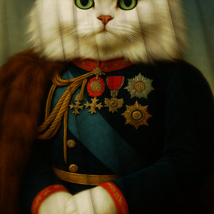 Custom Photo Imperial Minister Cat Blanket Gift For Cat Lovers