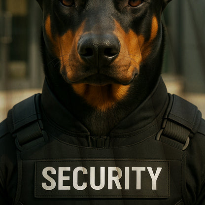 Custom Photo Security Guard Dog BlanketGift For Dog Lovers