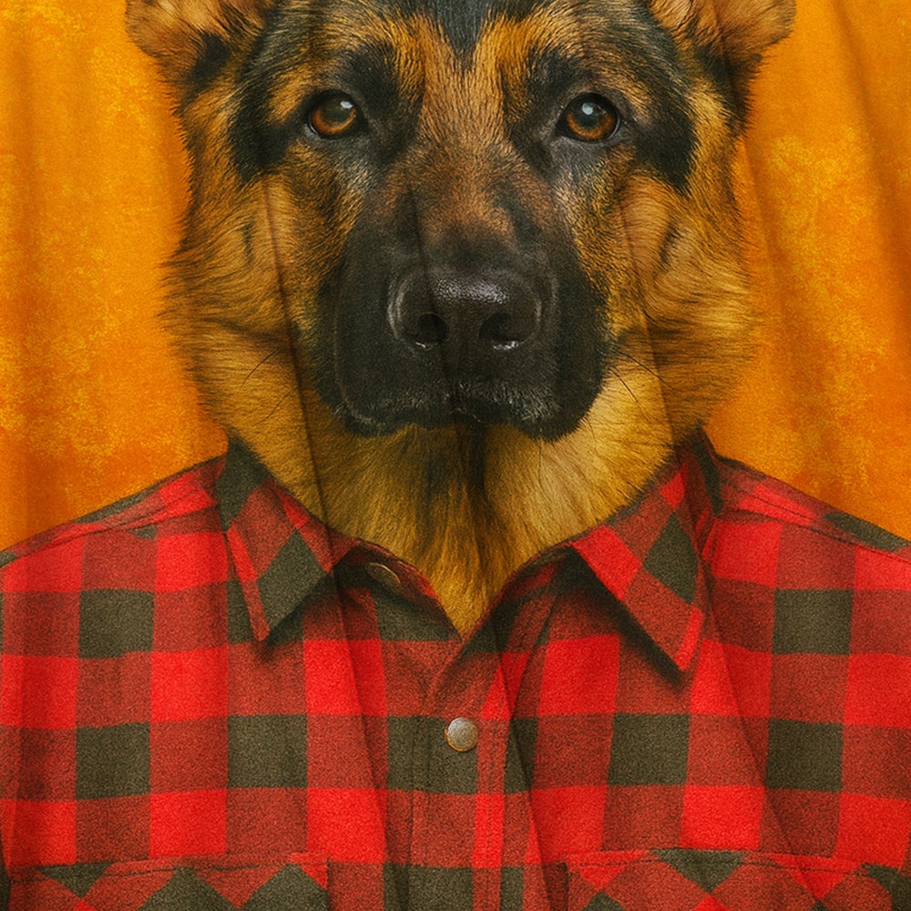 Custom Photo Dog In Red Shirt BlanketGift For Dog Lovers