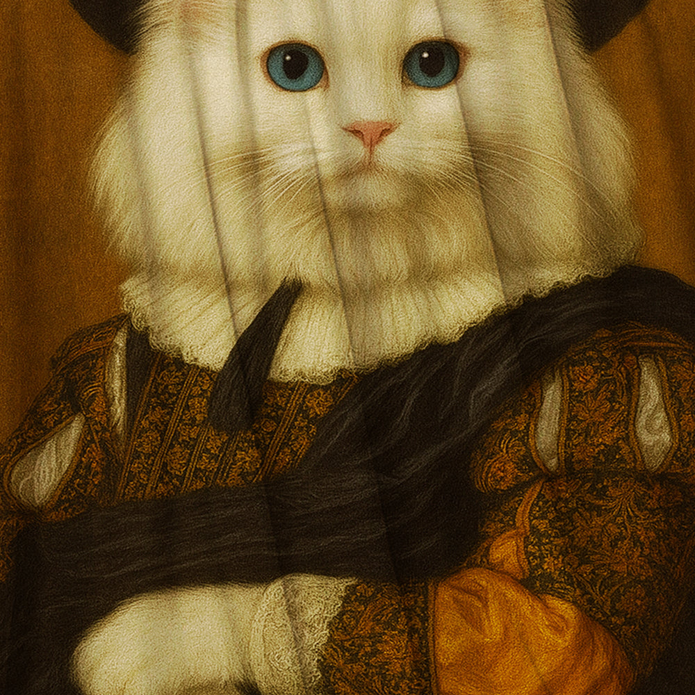 Custom Photo Royal Cat Blanket Cat Lover Gifts