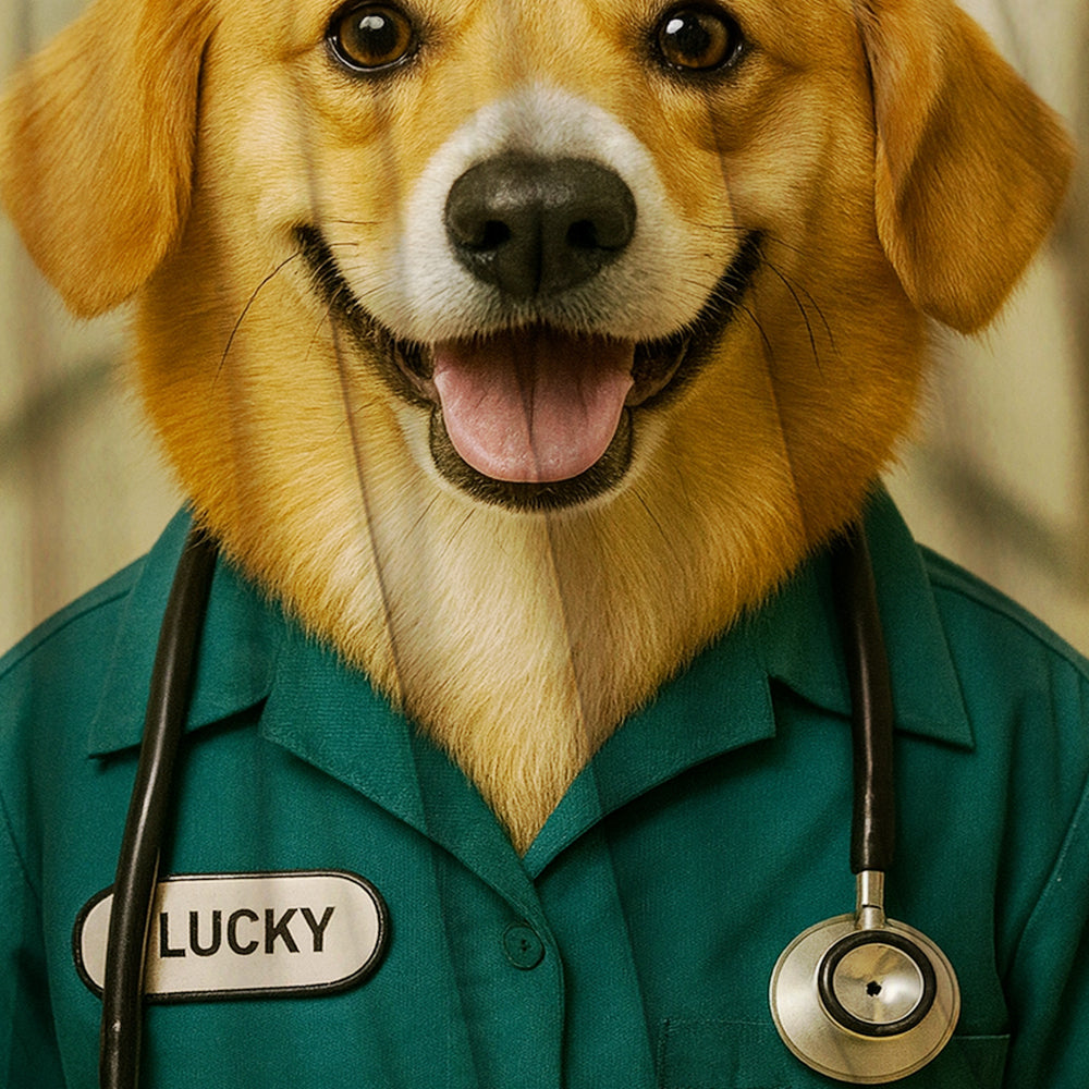 Custom Photo Registed Nurse Dog BlanketGift For Dog Lovers