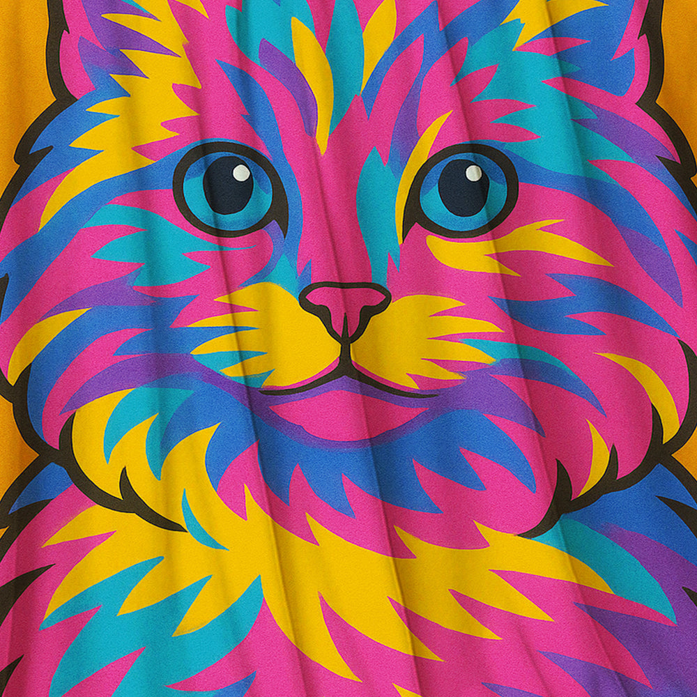 Custom Photo Minimalist Cat Blanket Gift For Cat Lovers