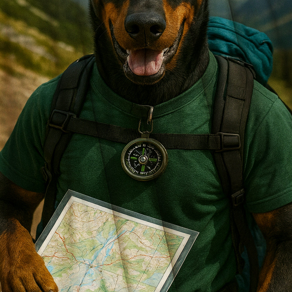 Custom Photo Explorer Hiking Dog BlanketGift For Dog Lovers