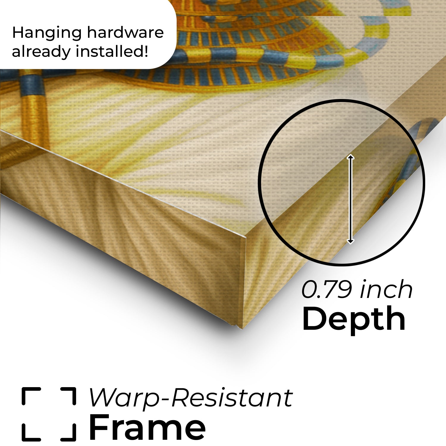 Custom Photo Egyptian Queen Cat Canvas Gift For Cat Lover