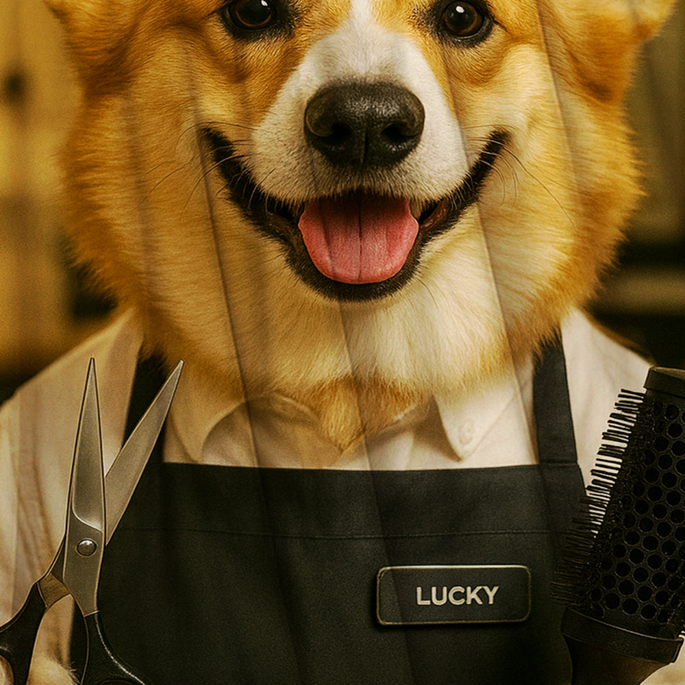 Custom Photo Hair Stylist Dog BlanketGift For Dog Lovers