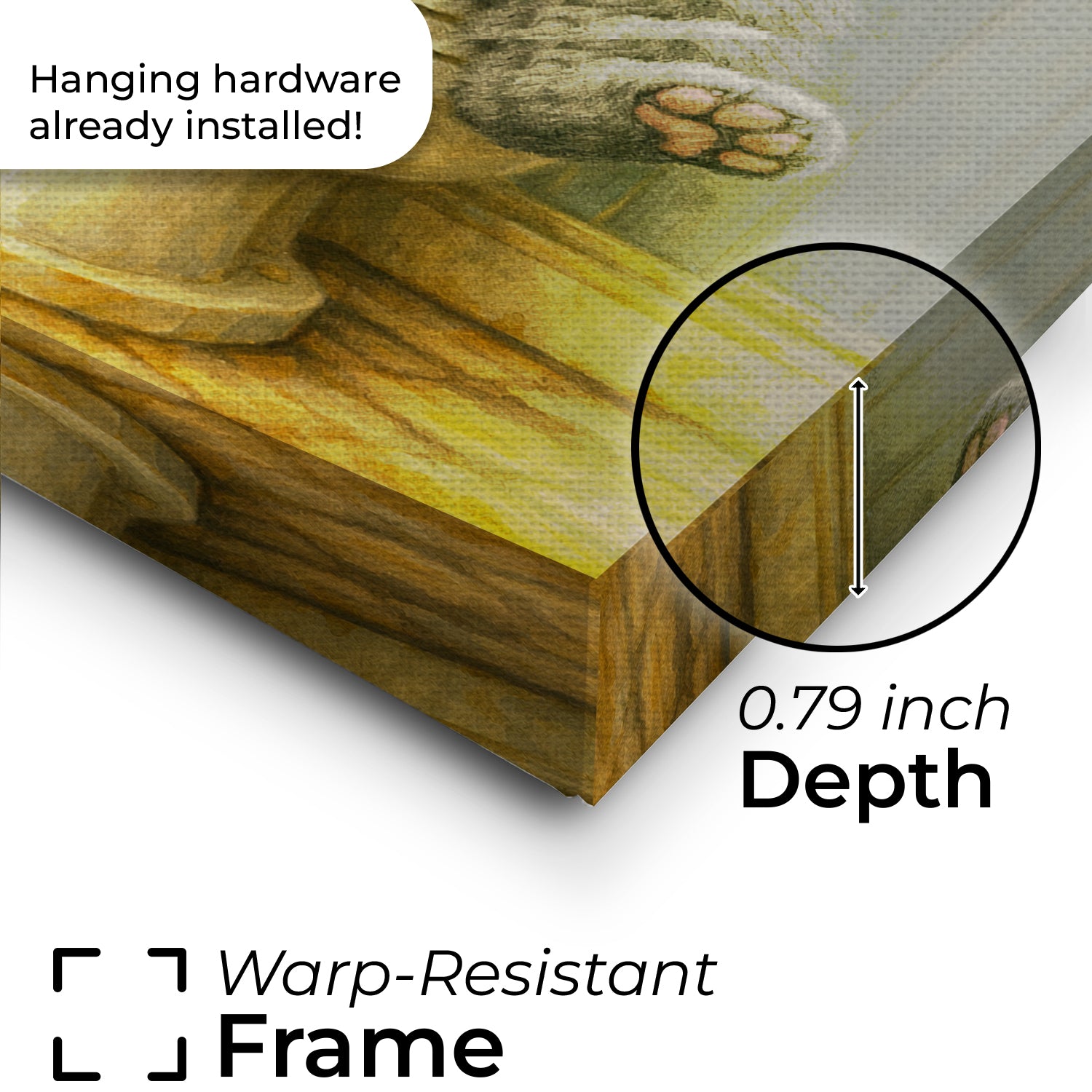 Custom Photo Cat In Bathroom Canvas Gift For Cat Lovers