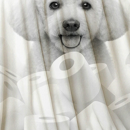 Custom Photo Dog Bathroom Canvas