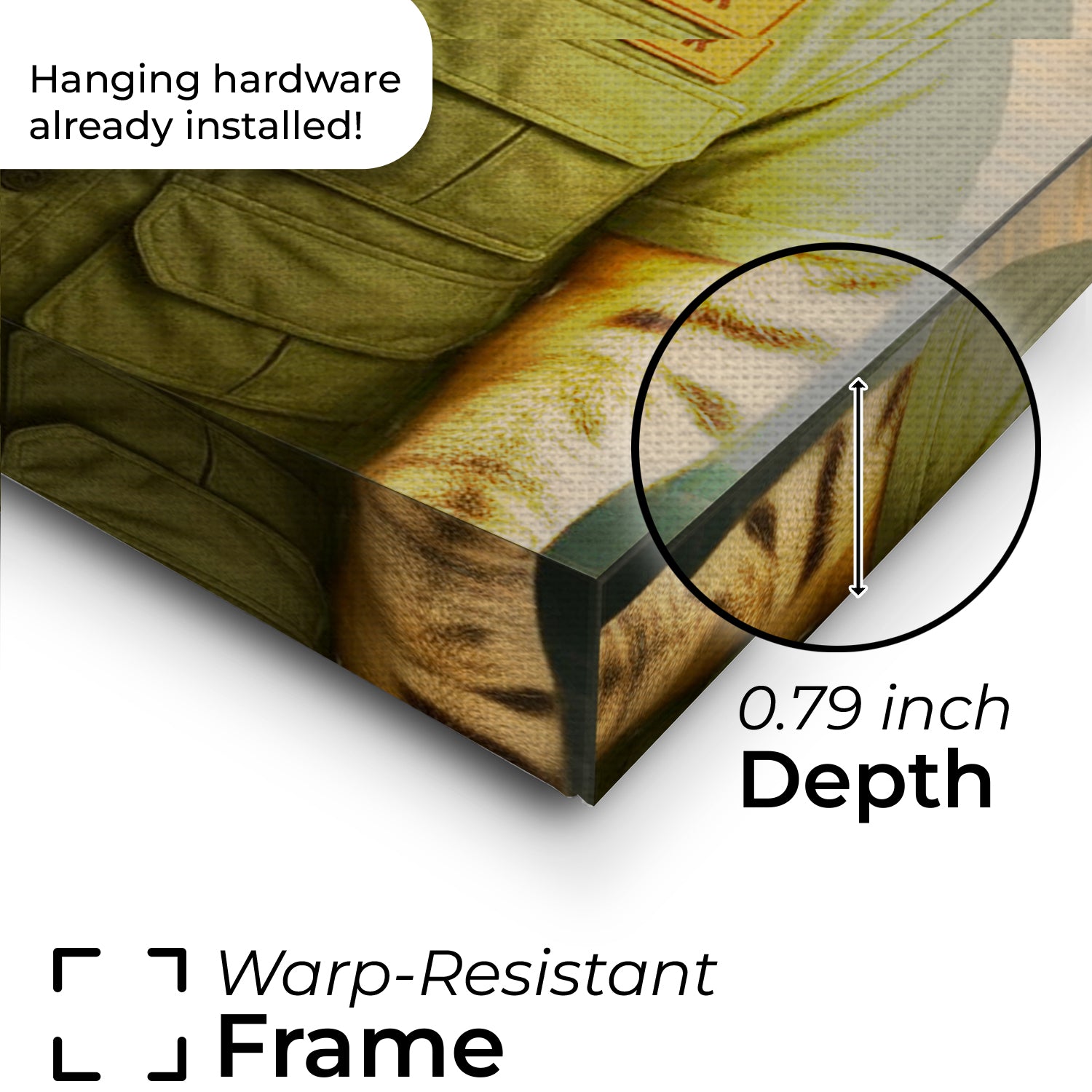 Custom Photo Fisher Canvas Canvas Gift For Canvas Lovers