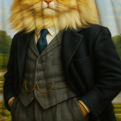 Custom Photo Pawky Blinder Cat Blanket