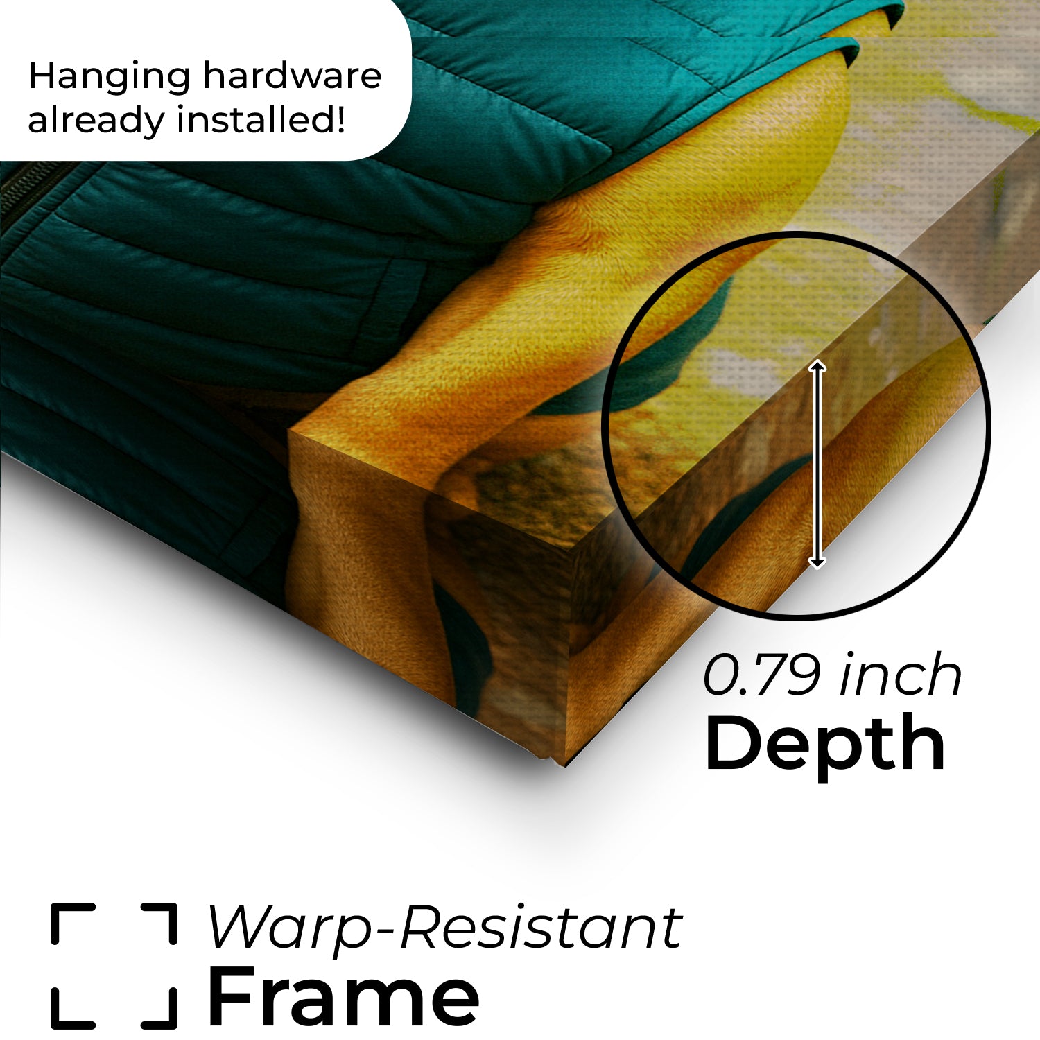 Custom Photo Dog Camping Canvas Gift For Dog Lovers