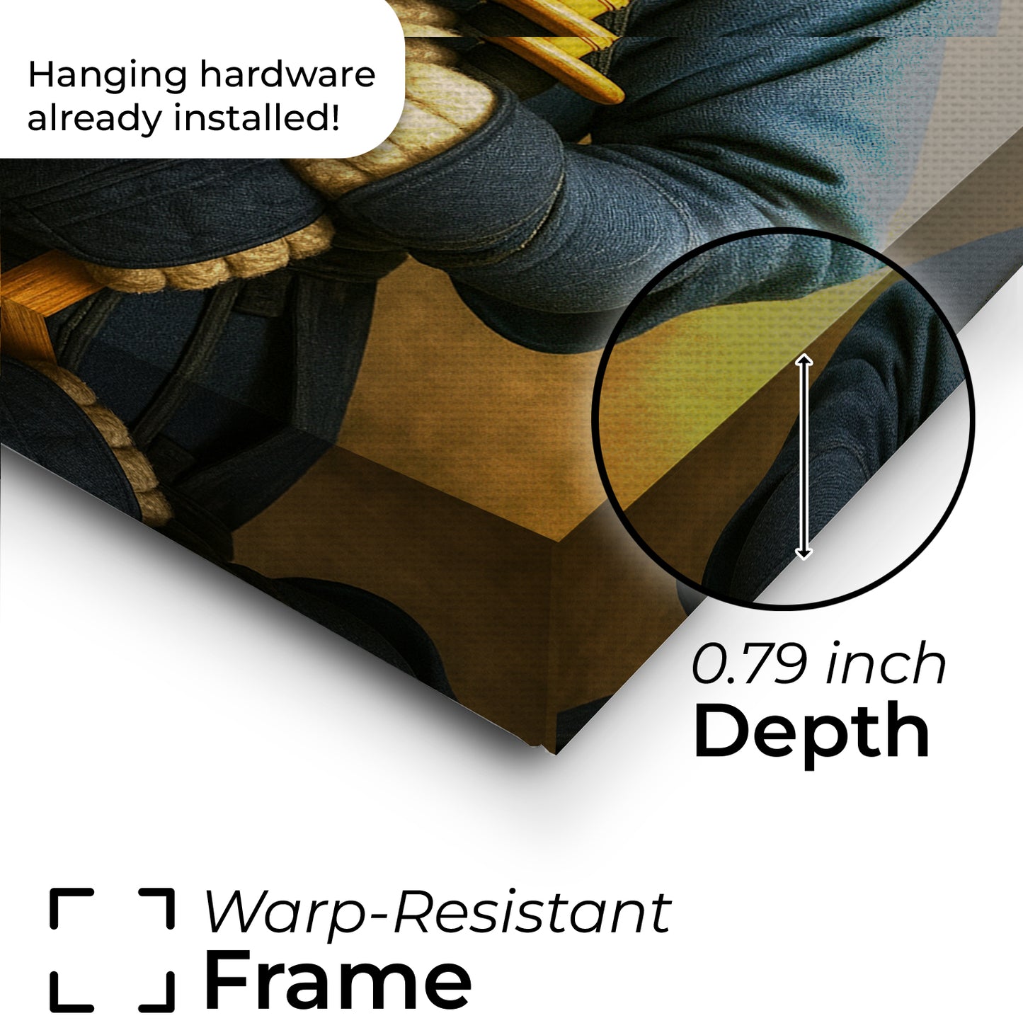 Custom Photo Kendo Dog Canvas Gift For Dog Lovers