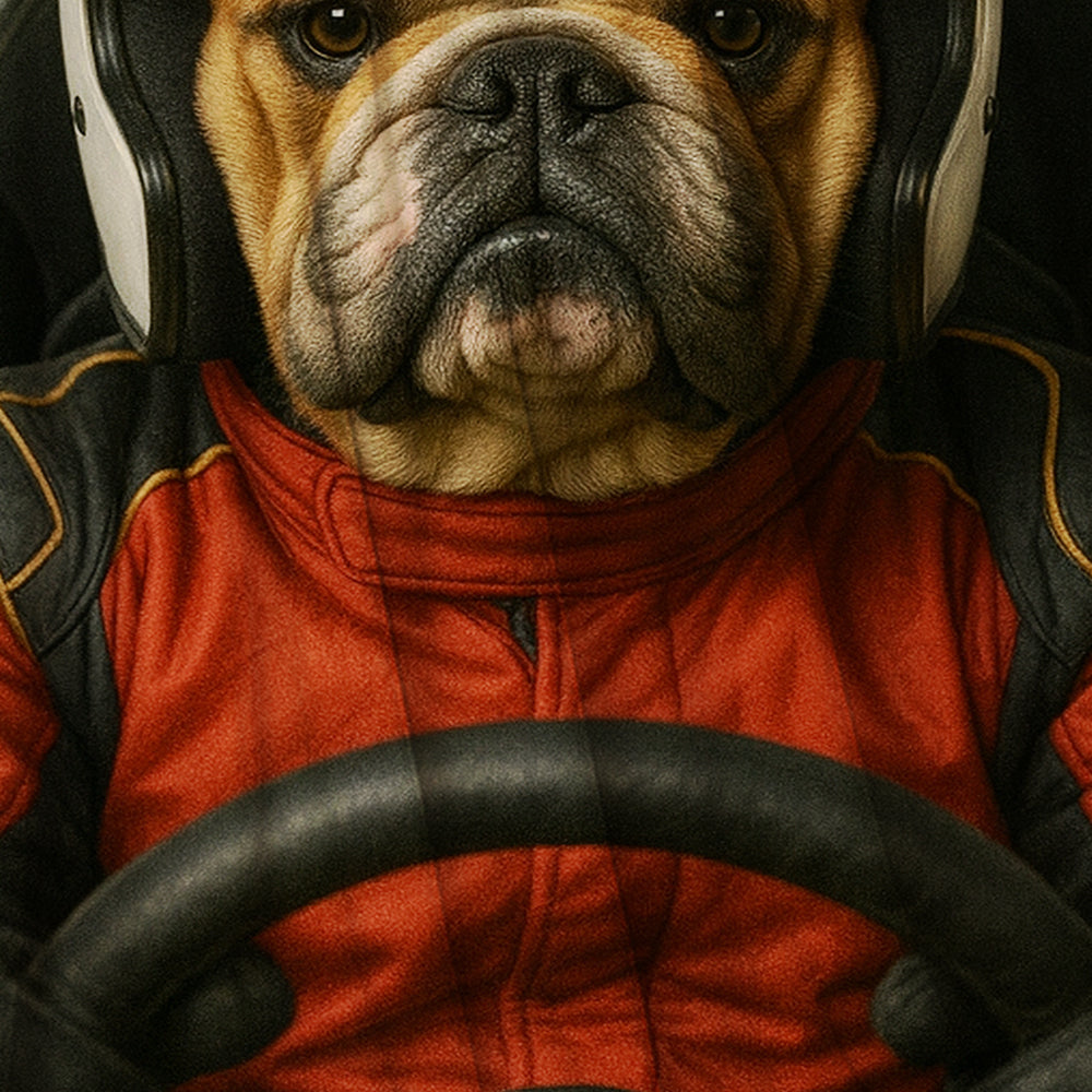 Custom Photo Racing Driver Dog BlanketGift For Dog Lovers