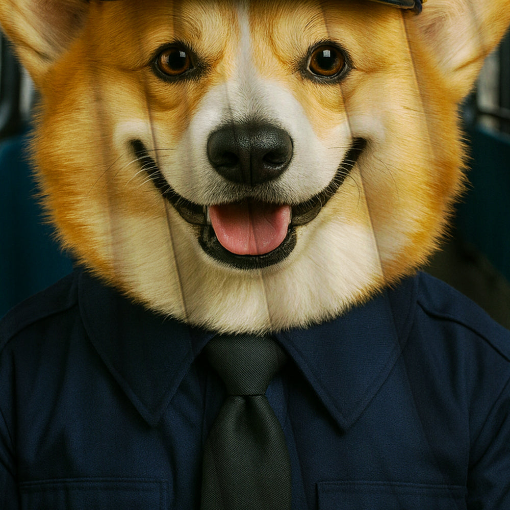 Custom Photo Bus Driver Dog BlanketGift For Dog Lovers