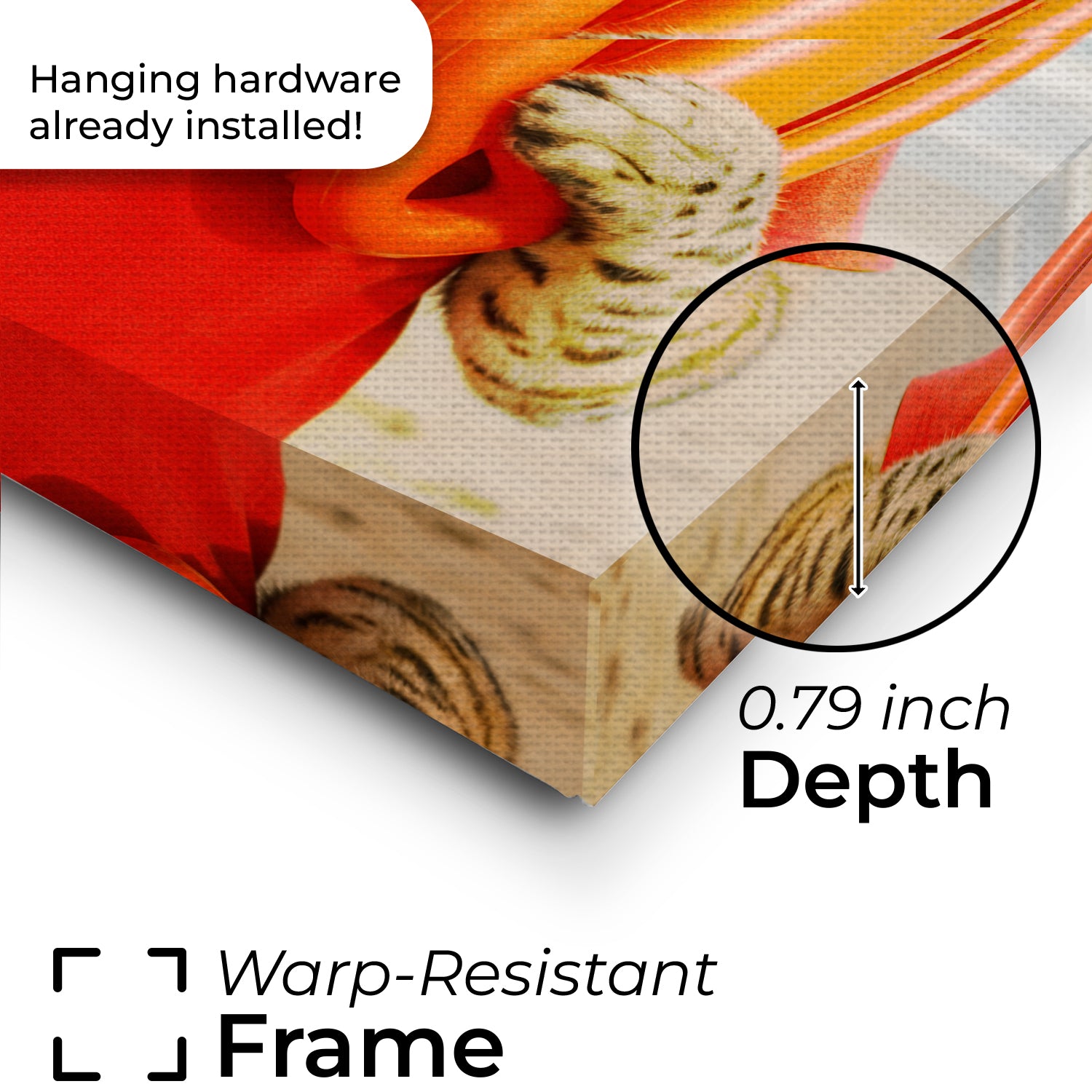 Custom Photo Lifeguard Cat Canvas Gift For Cat Lovers